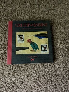Griffin & Sabine Hardcover Book - Dark Green & Red Cover